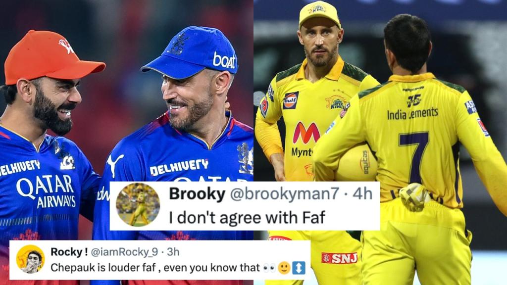 Faf du Plessis Facing Backlash due to CSK Fans Against RCB Loyalty