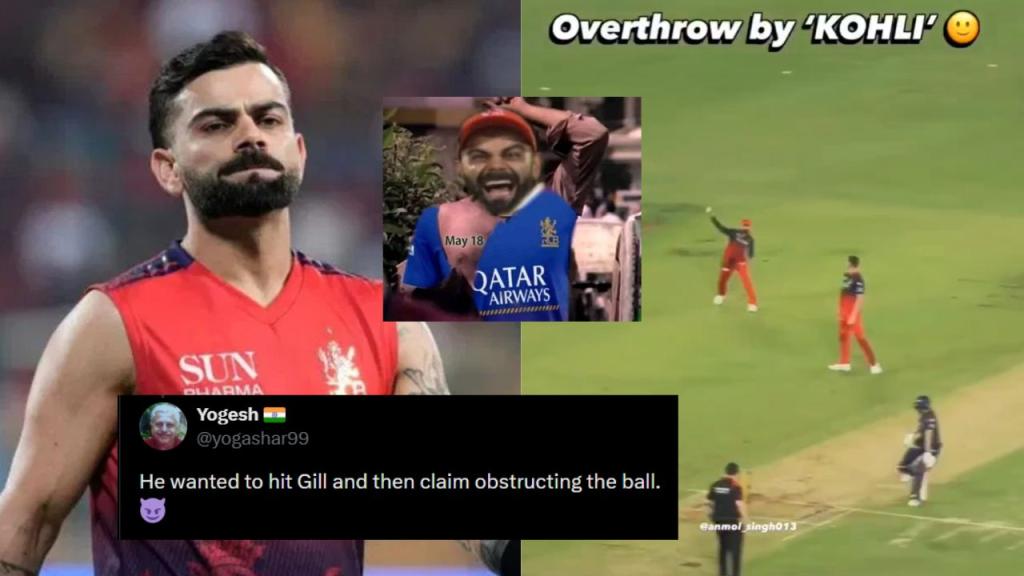 Virat Kohli Fans Slam India Legend For Aggressive Throw At Shubman Gill During IPL 2026