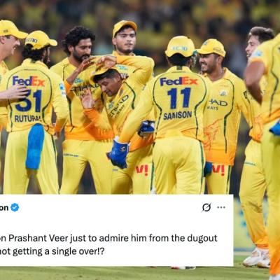 "Wasting One Slot": CSK Fans Slam Ruturaj Gaikwad for Not Giving Prashant Veer Ball